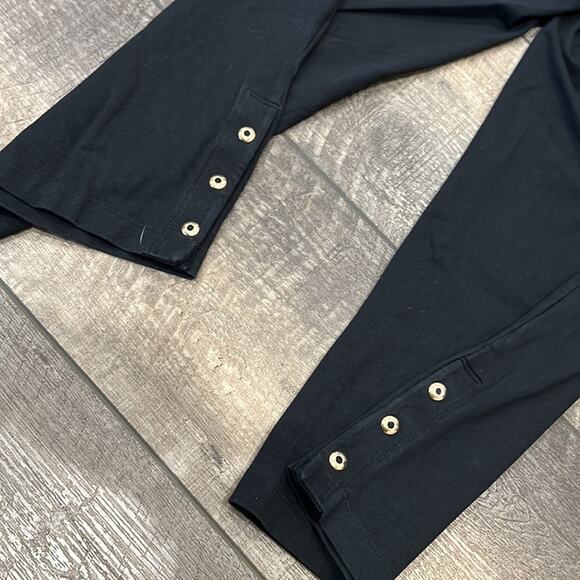 CHICO'S Zenergy Black Cropped PullOn Pant Chico's Size 2/US 12/14 - Picture 3 of 7